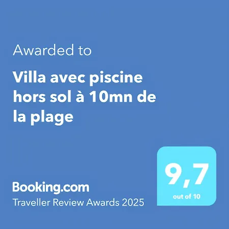 Avec Piscine Hors Sol A 10mn De La בית נופש *